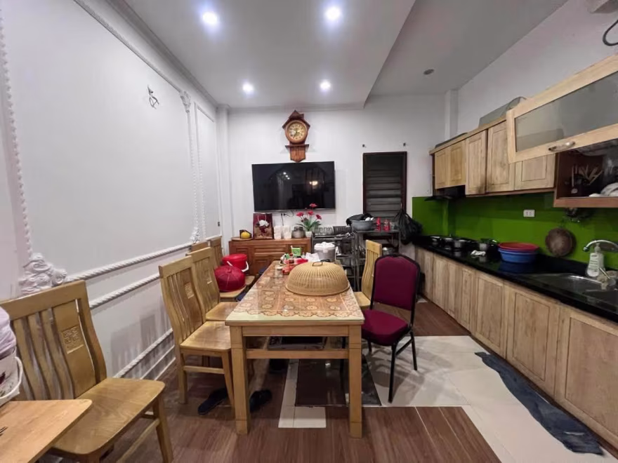 Góc chụp gàn của khu bếp ăn